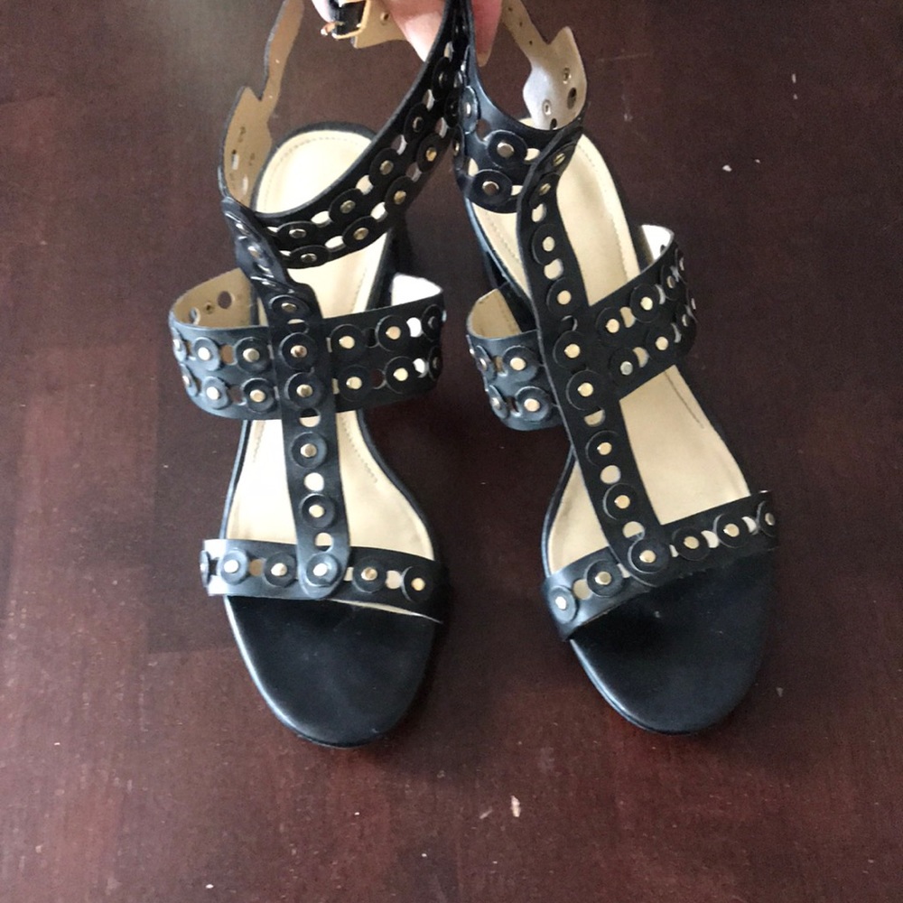 Marc Fisher block sandals